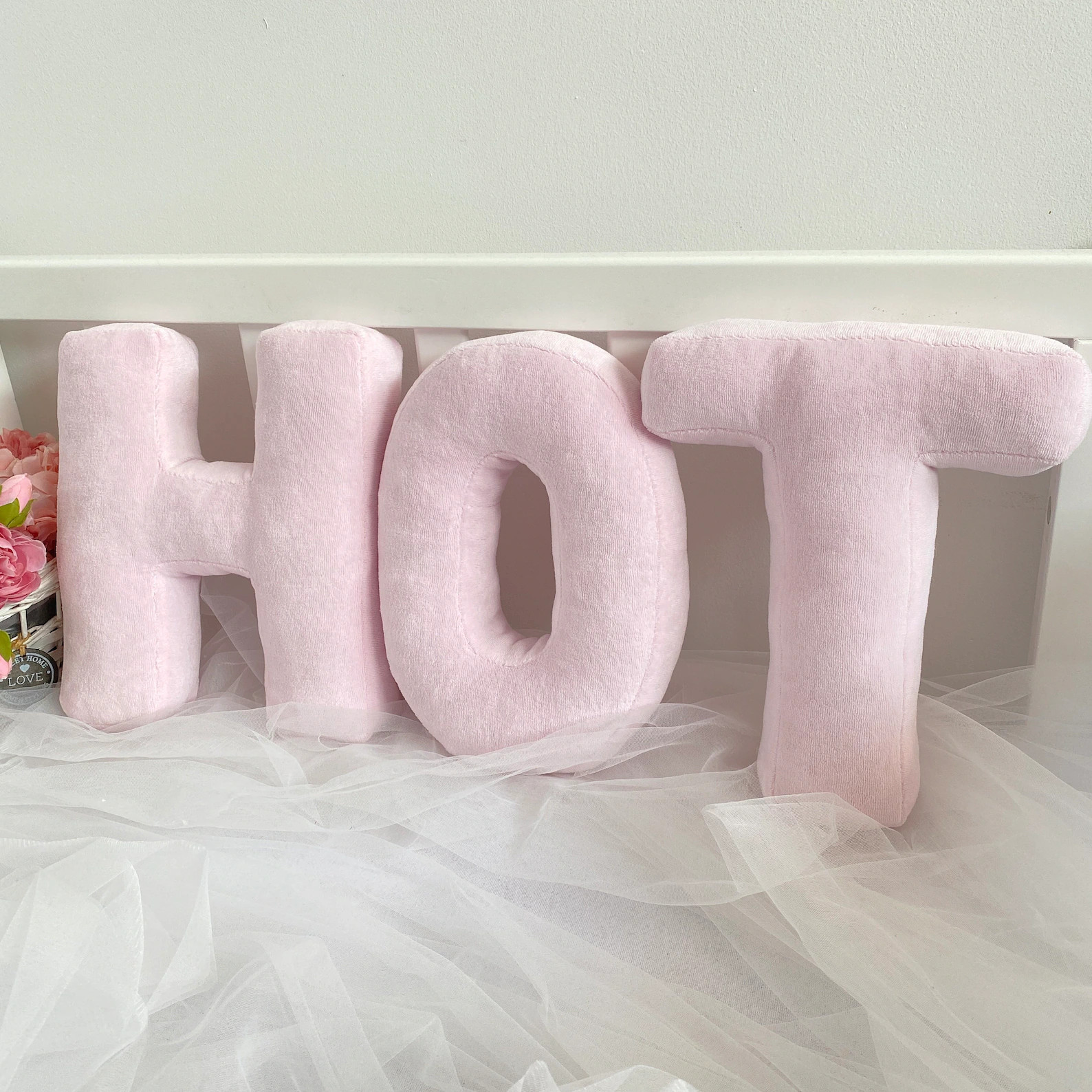 Letters Pillow Decoration, Bedroom Decor, Sofa Décor, Personalized Pillow, Monogram Decorative, ... | Etsy (US)