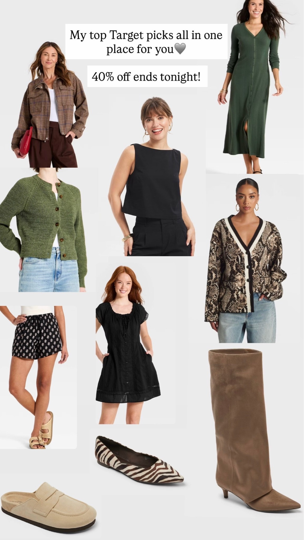 Target 40% off sale ends tonight and I’m loving all of these pieces! 
Fall staples 
Target sale

#LTKootd #LTKSaleAlert #LTKgrwm