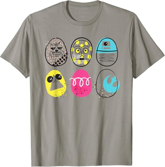 Star Wars Rebel Heroes as Easter Eggs T-Shirt | Amazon (US)