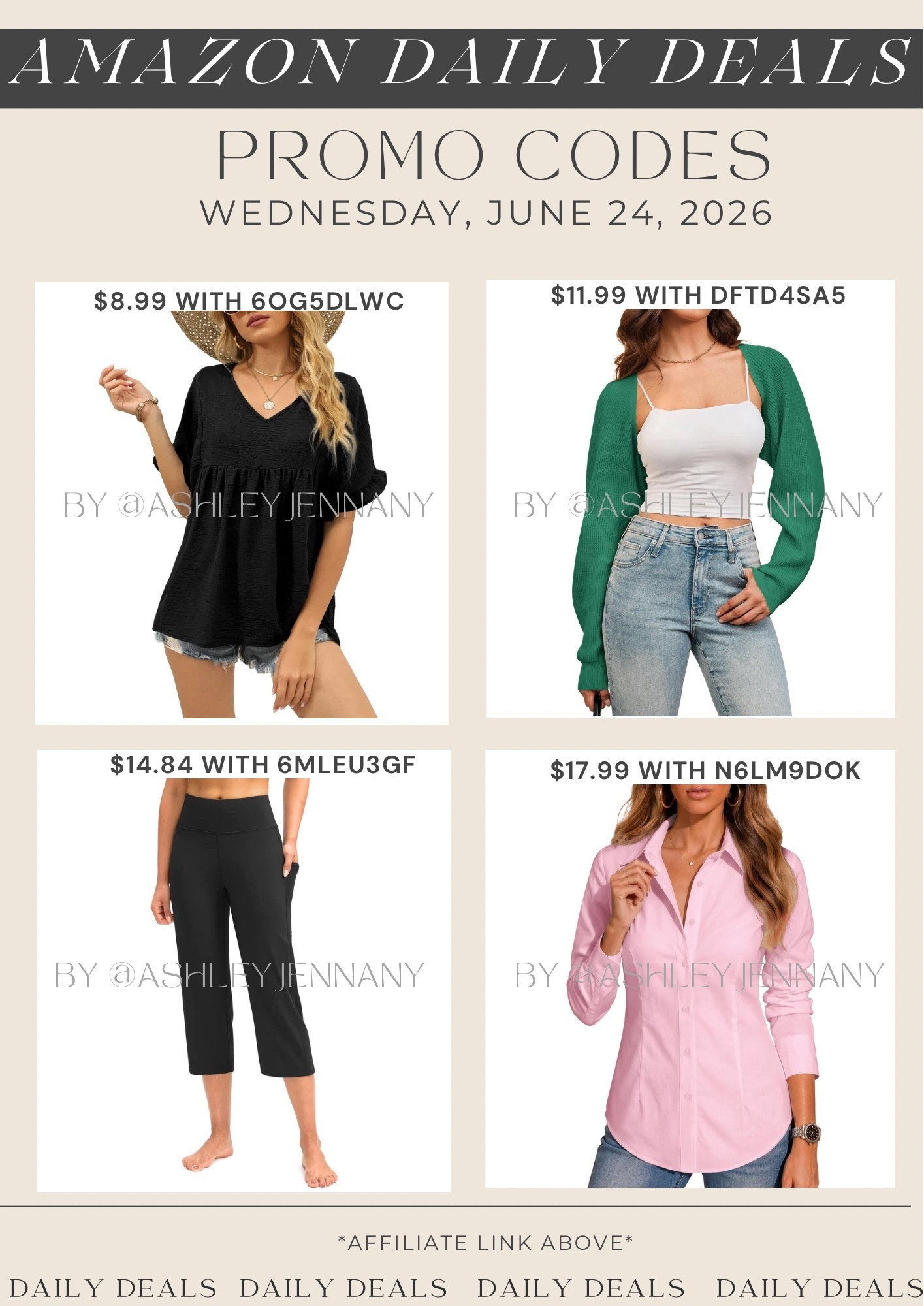 Amazon deals

#LTKSaleAlert #LTKMidsize #LTKootd