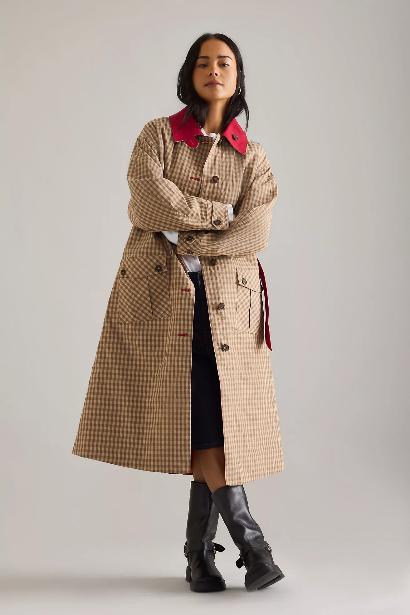 Damson Madder Anja Reversible Trench Coat | Anthropologie (UK)
