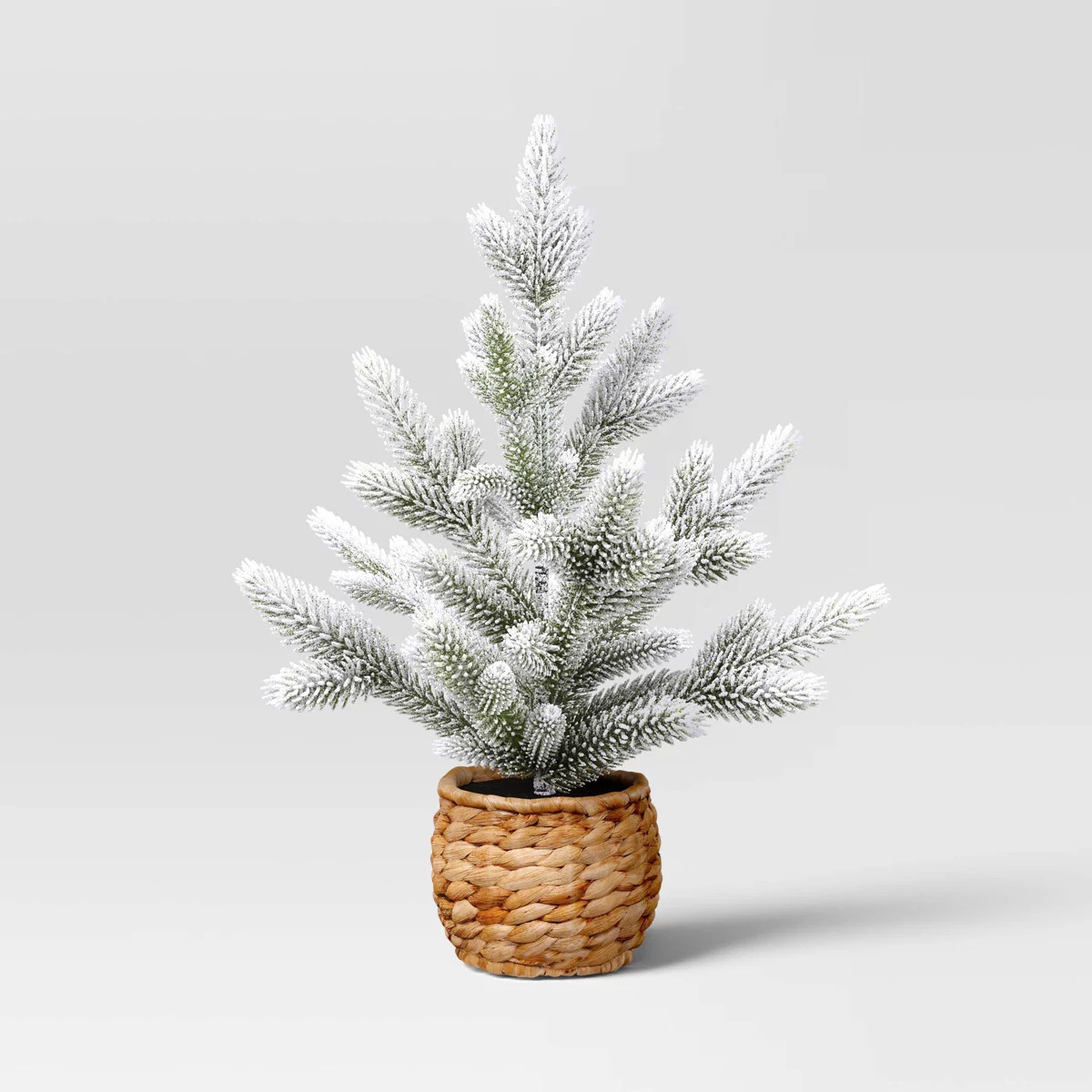 Christmas Small Heavy Flocked Tree Green - Threshold™ | Target