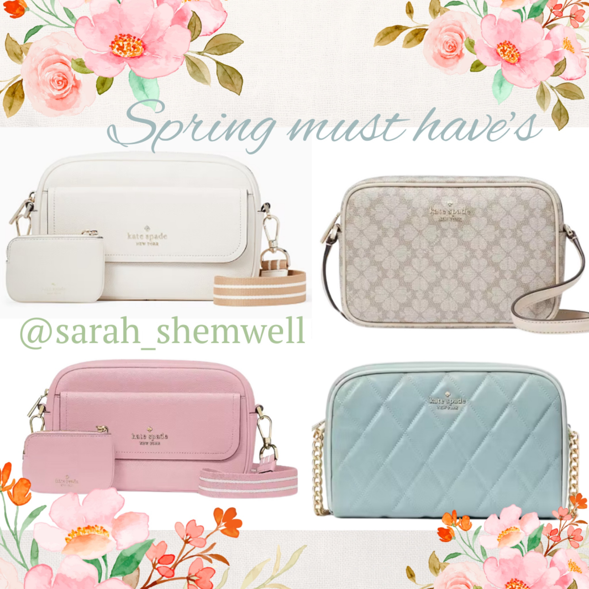 Kate Spade. Spring line. Must have. Camera bag. Crossbody. Outlet. Pretty 😍😍


#LTKSeasonal #LTKSpringSale #LTKsalealert