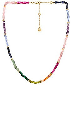 BaubleBar Rainbow Beaded Necklace in Multi from Revolve.com | Revolve Clothing (Global)
