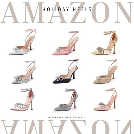 Amazon holiday heels! ✨

#LTKstyletip #LTKHoliday #LTKSeasonal