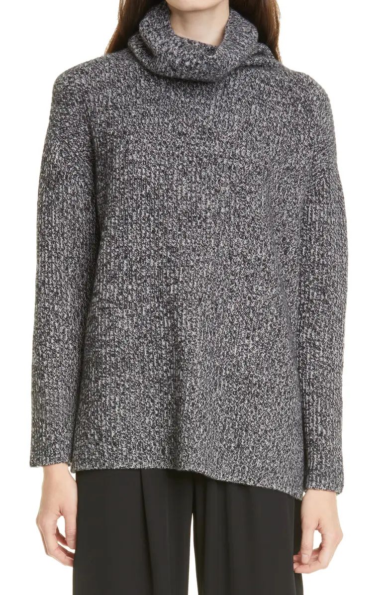 Funnel Neck Cashmere Tunic Sweater | Nordstrom