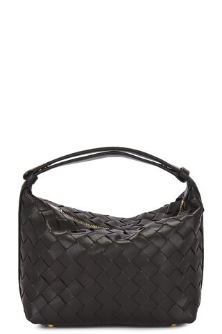 Bottega Veneta Mini Wallace Bag in Chocolate | FWRD 