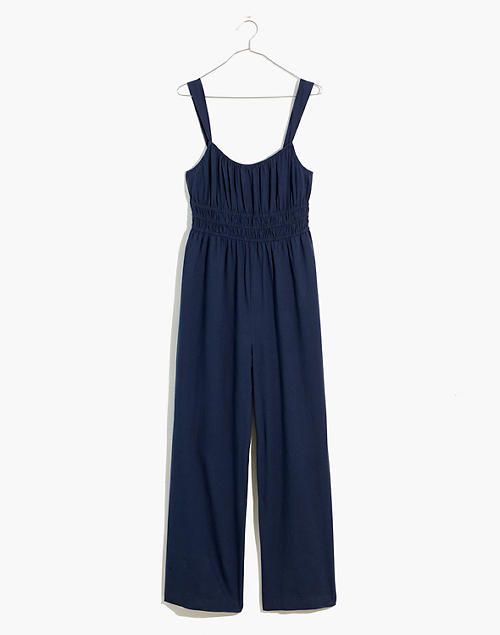 Linen-Blend Sophie Tank Wide-Leg Jumpsuit | Madewell