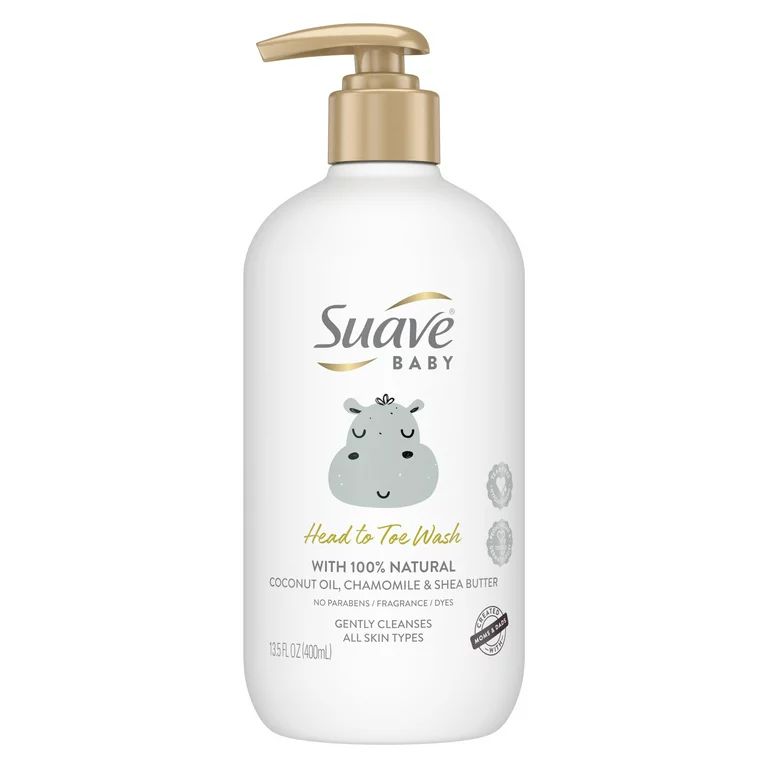 Suave Baby Head to Toe Body Wash Coconut Oil, Chamomile & Shea Butter, 13.5 oz - Walmart.com | Walmart (US)