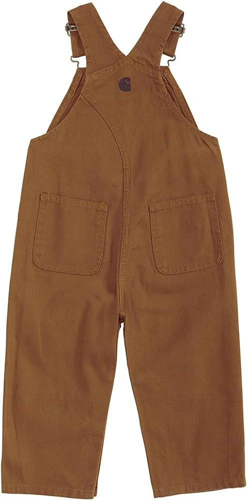Carhartt Baby-boys Infant Washed Duck Bib Overall, Brown, 18 Mo. | Amazon (US)