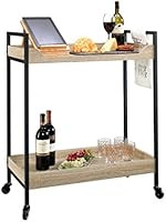 Sauder 420043 Bar Cart North Avenue, Craftsman Oak | Amazon (US)