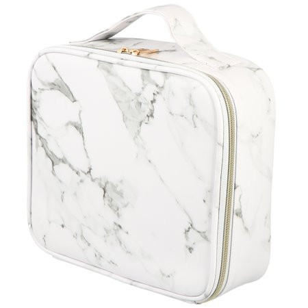 Travel makeup case 1Pc Travel Makeup Case Cosmetic Train Case Compartment Storage Organizer | Walmart (US)