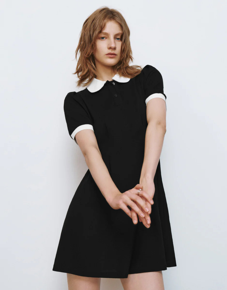 Knitted Skater Dress | Urban Revivo