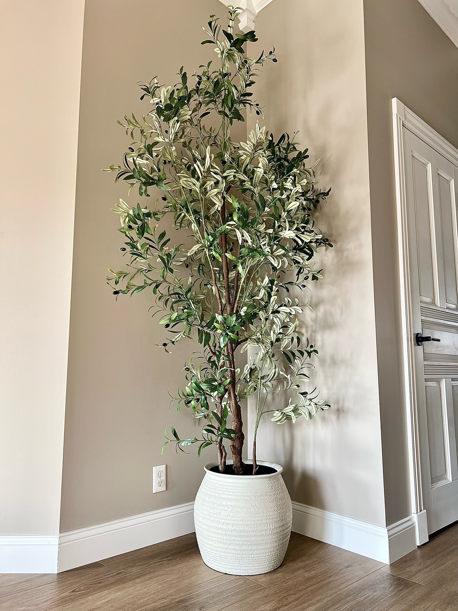 Faux Olive tree and planter entryway Amazon target 

#LTKHome