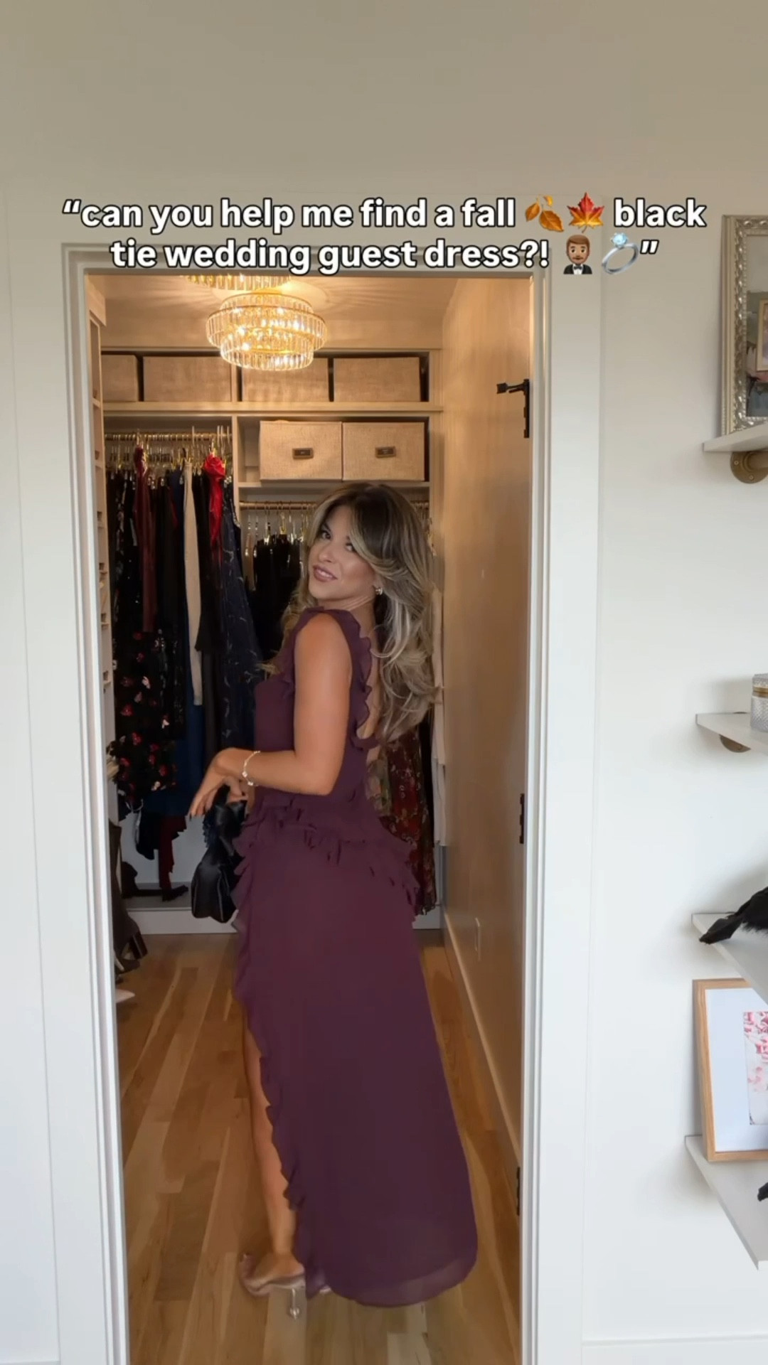 Burgundy ruffle side slit wedding guest and formal event dress

Vici code: emerson30
Electric picks code: emerson20
Glow color: can’t handle the heat

Wearing my usual small/2
Wedding guest
Formal event
Black tie
Ruffles
Special occasion
Fall party
Winter event
Nighty

#LTKWedding #LTKSeasonal #LTKParties