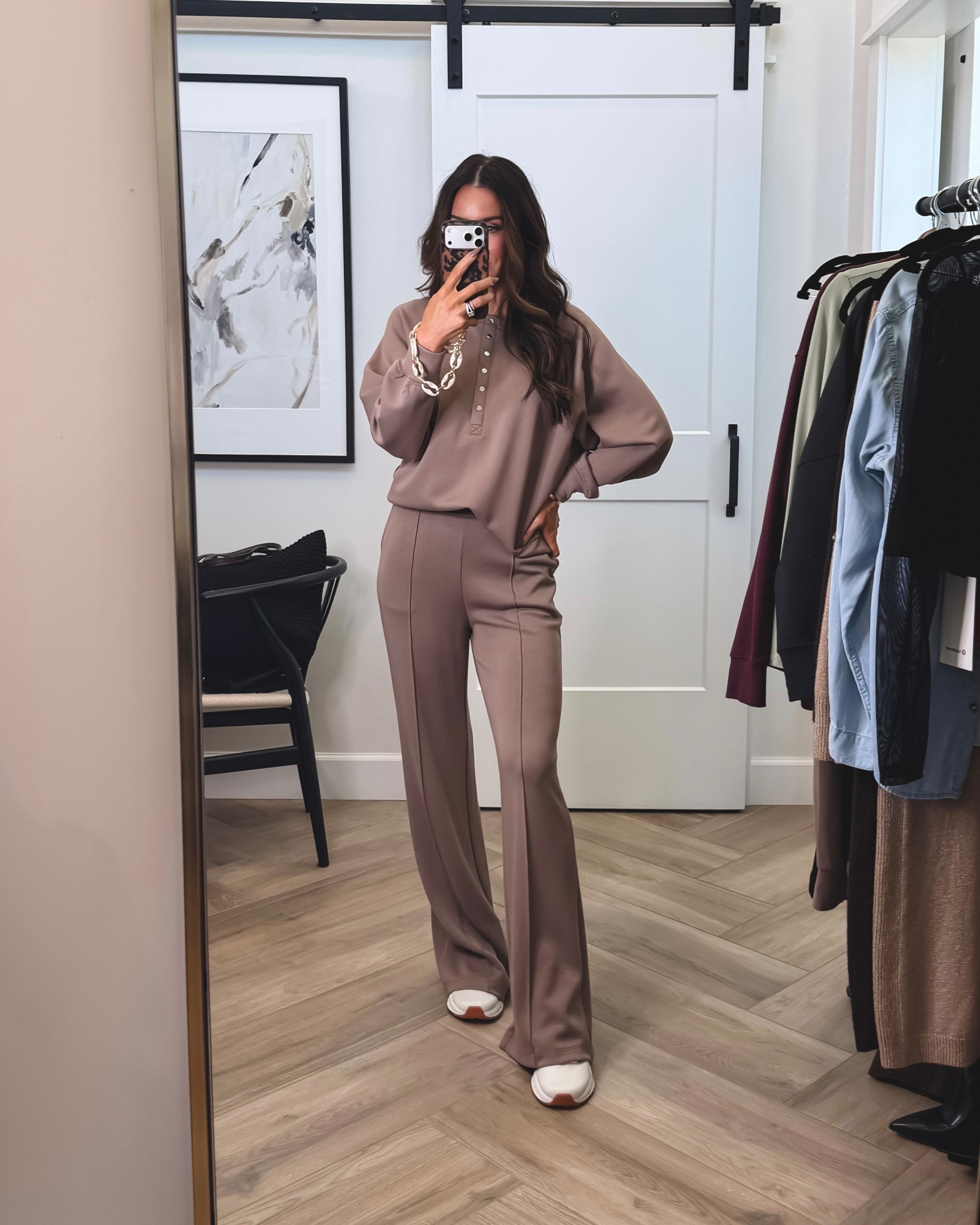 Restocked and on sale!!! My favorite set to wear is on sale for $34…click sizes to see in stock…comes in 4 colors and is the most luxurious feeling fabric and something I find myself wearing weekly. This top is a new design( sz small) so if you already have the pants…it will go with nicely
In the pants I size down to xs 
I’m 5’5” for reference 
Perfect casual outfit for the upcoming holiday season…also great to travel in 
Gift ideas for her 

#LTKmomlife #LTKSaleAlert #LTKFindsUnder50 #LTKootd