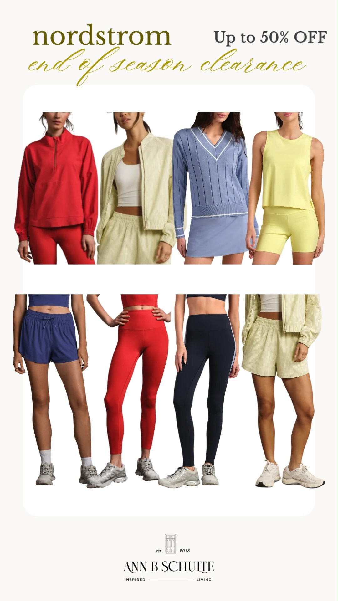 Nordstrom’s end-of-season clearance is serving up to 50% off summer styles from favorite brands, and the timing could not be better. Think breezy layers, sporty sets, flattering leggings, and easy pieces that can keep working well beyond summer. A little sale scrolling never hurt anyone. ☀️🛍️✨

#NordstromSale #NordstromClearance #EndOfSeasonSale #SummerStyle #SummerFashion #ActivewearStyle #Athleisure #WomensFashion #SaleShopping #NordstromFinds 

 #LTKootd #LTKActive #LTKSaleAlert