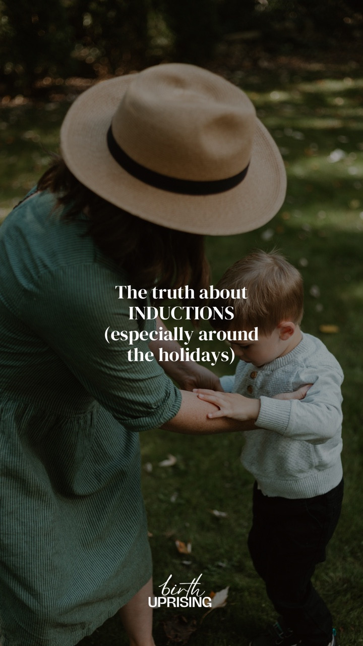 Do you really need that induction?

Probably not - especially if you’re giving birth around the holidays.

Were you told you needed to be induced? What reason did your provider give?

#inductionoflabor #birthtrauma #csection