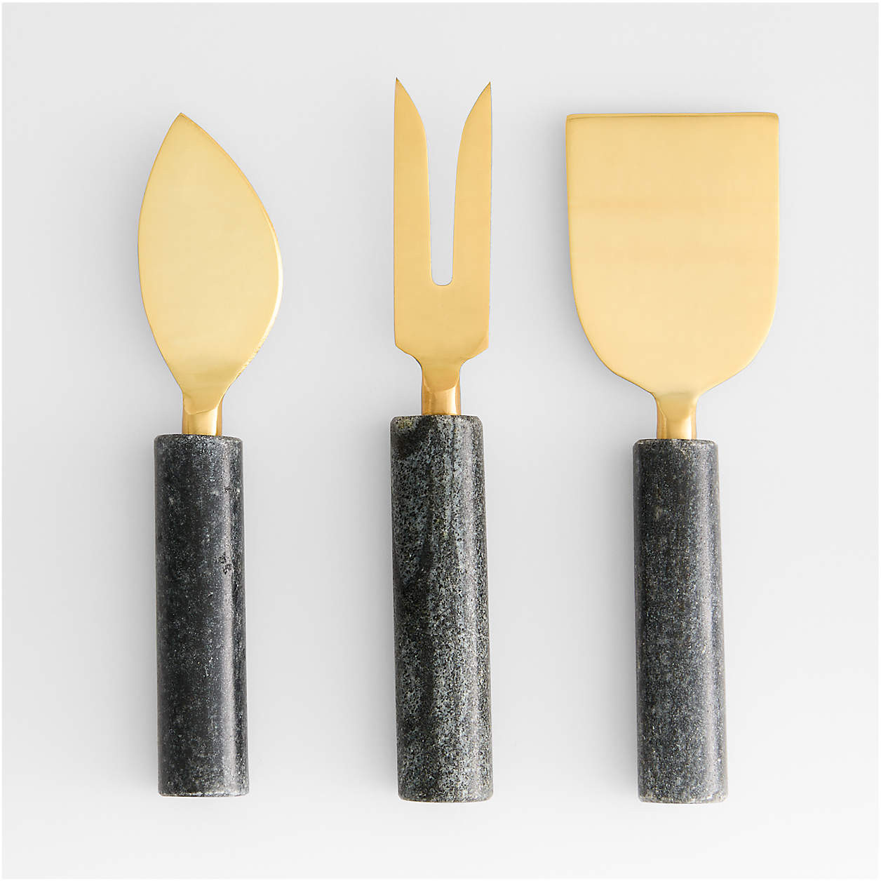 Hayes Marble Cheese Tools, Set of 3 + Reviews | Crate & Barrel | Crate & Barrel