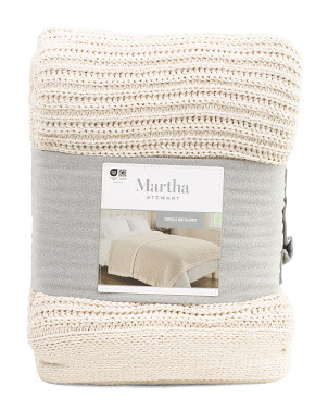 Chunky Knit Blanket | Bed & Bath | Marshalls | Marshalls