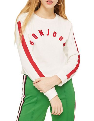 TOPSHOP Bonjour Long Sleeve Top | The Bay (CA)