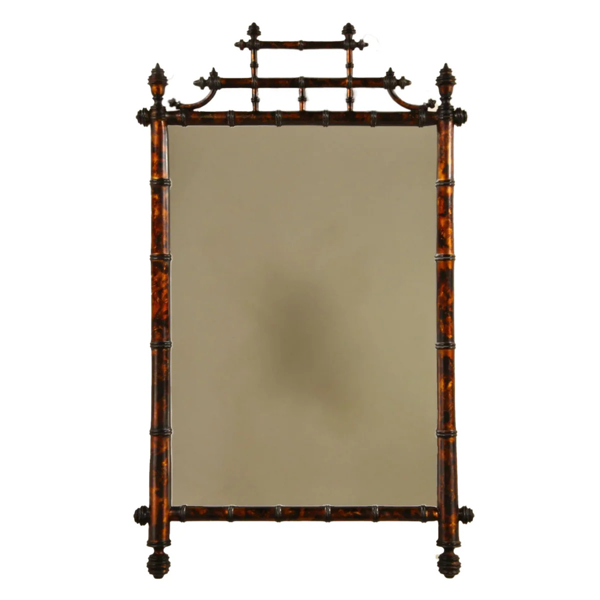 Horner Bamboo Mirror in Tortoise Shell | The Well Appointed House, LLC