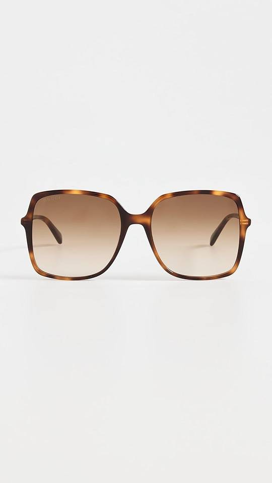 Ultralight Acetate Square Sunglasses | Shopbop