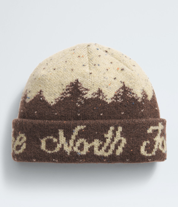 The North Face Cabin Mountainscape Beanie: Smokey Brown/Gravel | The North Face (US)