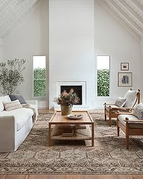 Amber Lewis x Loloi Billie Collection BIL-03 Clay / Sage 5'-0" x 7'-6" Area Rug | Amazon (US)