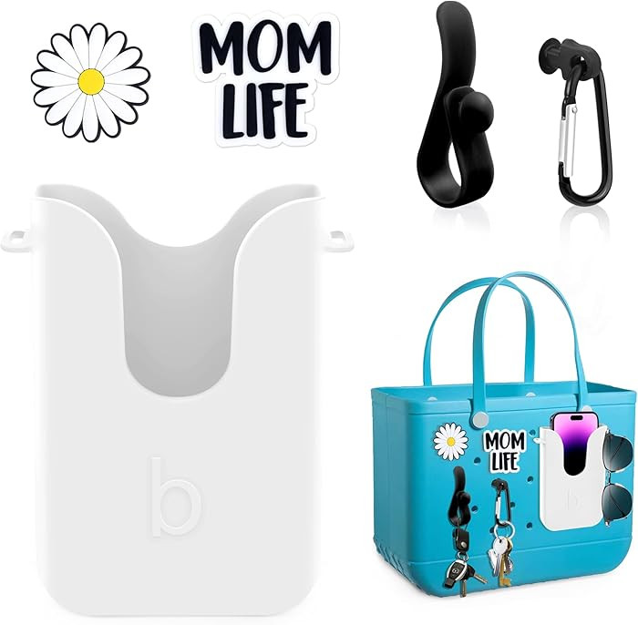 Silicone Phone Holder Compatible with Bogg Bag, Phone Case Holder Charms Accessory for All Bogg B... | Amazon (US)
