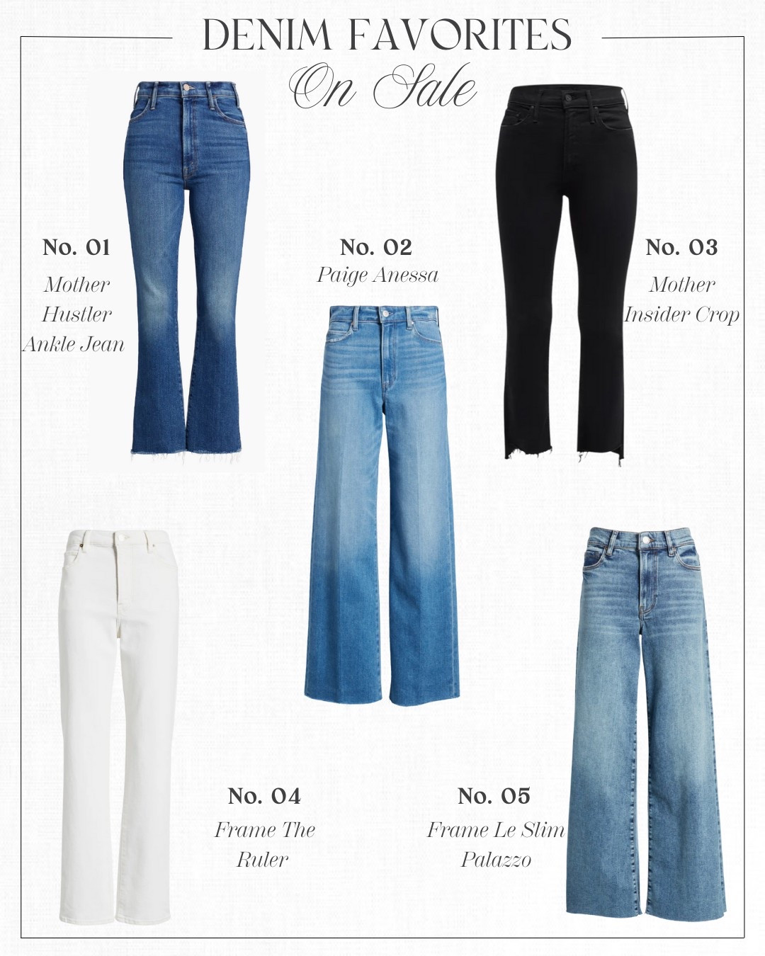 Sharing my favorite denim from 
@anthropologie! Now through Monday, 3/10 use my code SUSIE20 for 20% off a $100+ full-price apparel, accessories, shoes, beauty & home purchase! #anthropartner

#LTKSaleAlert #LTKSpringSale #LTKStyleTip