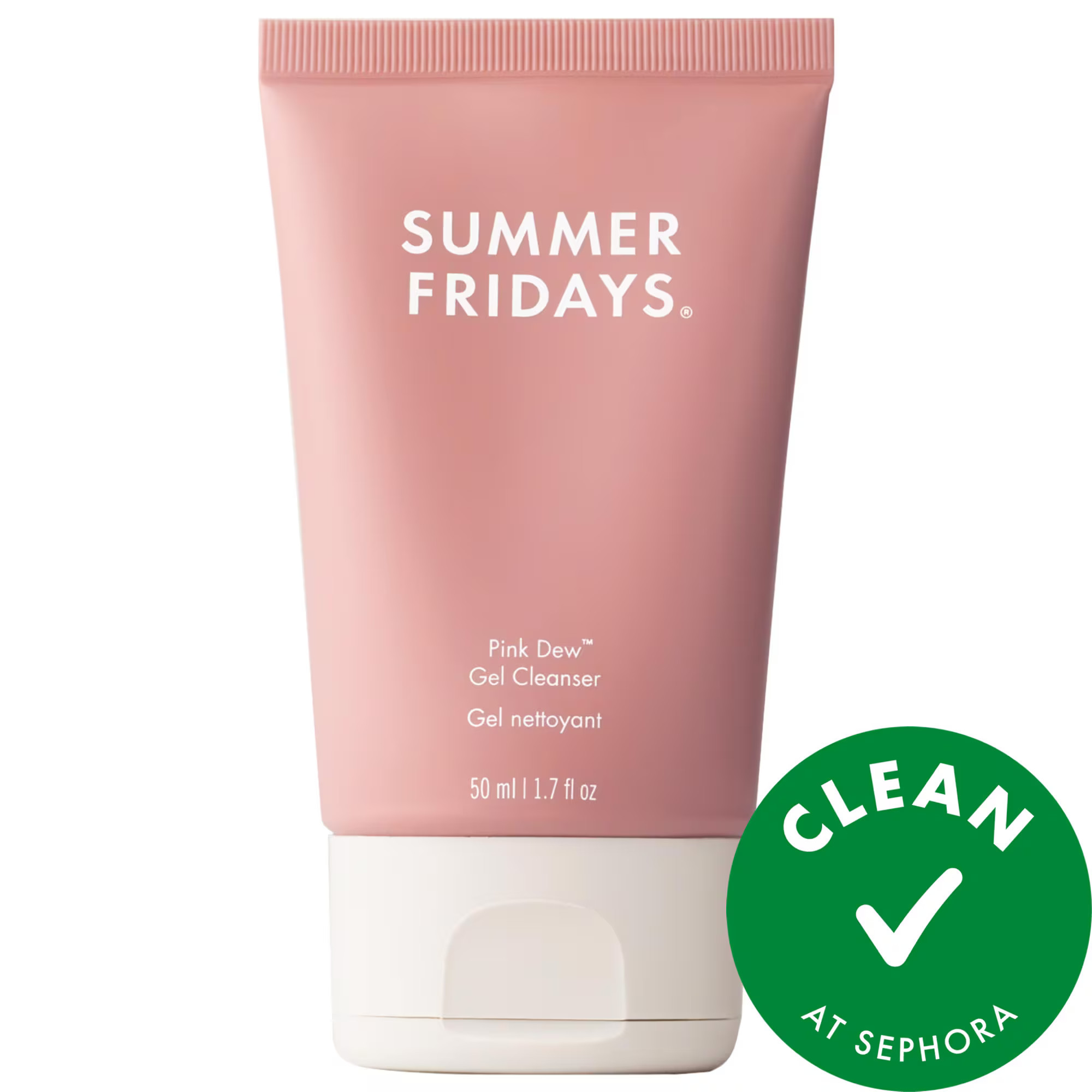Summer Fridays Mini Pink Dew Gel Cleanser 1.7 fl oz/50ml | Sephora (US)