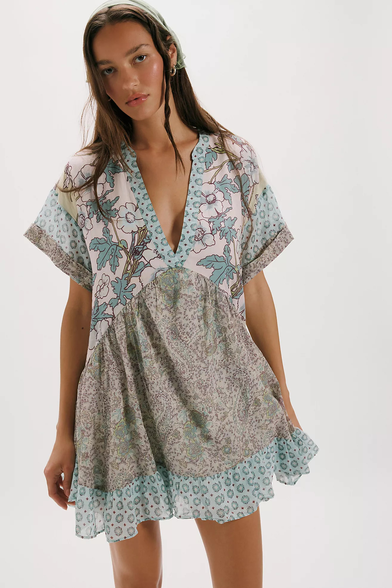 Agnes Printed Mini Dress | Free People (Global - UK&FR Excluded)