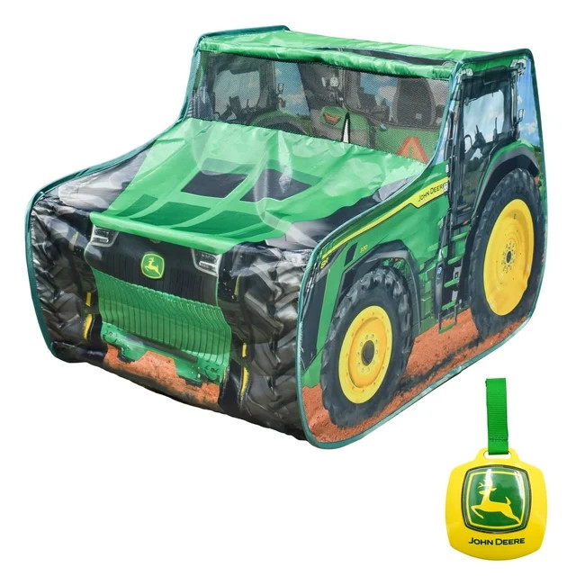John Deere Pop up Tent,  Strong Polyester Material & Durable Stitching, Children 18 + Months | Walmart (US)