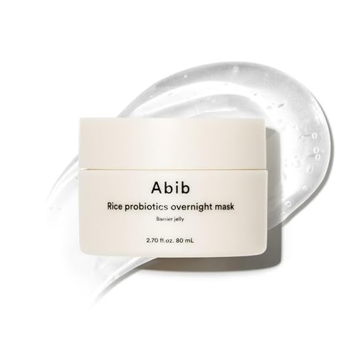 Abib Rice Probiotics Overnight Face Mask Barrier Jelly 2.7 fl oz | Korean Sleeping Mask for Glass Skin | Moisturizing & Slugging Cream | Amazon (US)
