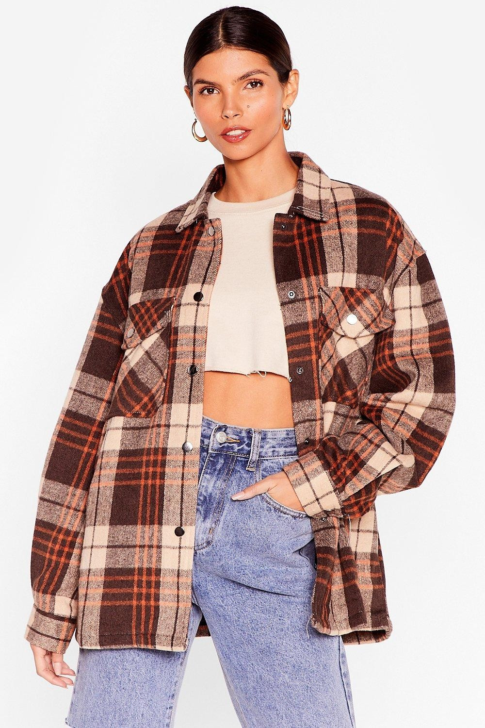 Check Out the Facts Relaxed Shirt Jacket | NastyGal (US & CA)