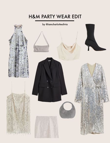 H&M party wear edit - sparkly dresses, party season, sparkly bags, oversized blazer 



#LTKstyletip #LTKeurope