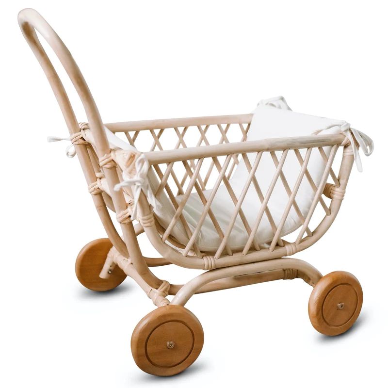 Clara Rattan Toy Push Cart | Project Nursery