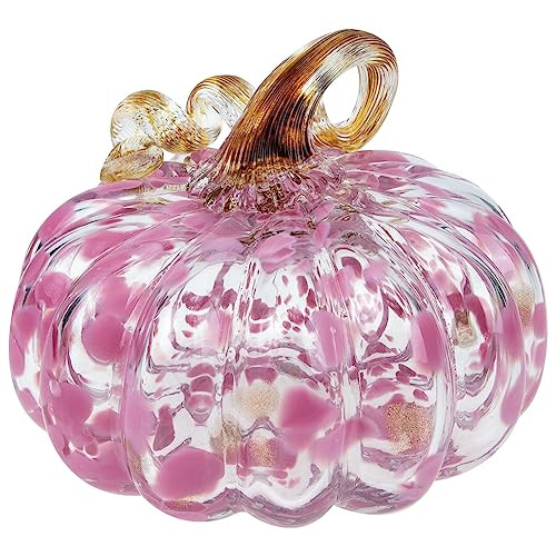 IMIKEYA Halloween Glass Pumpkin, Mini Crystal Pumpkin, Crystal Pumpkin Ornament, Desktop Decorative Crystal Pumpkin Artwork for Fall Harvest Thanksgiving | Amazon (US)