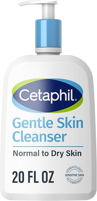 Cetaphil Face Wash, Hydrating Gentle Skin Cleanser for Dry to Normal Sensitive Skin, 20 oz, Fragr... | Amazon (US)