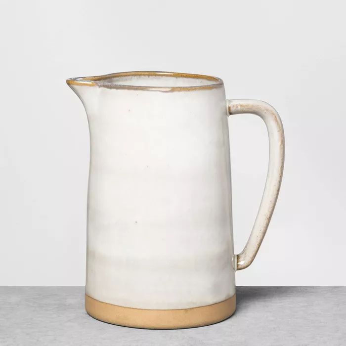 Stoneware Pitcher Gray - Hearth & Hand™ with Magnolia | Target