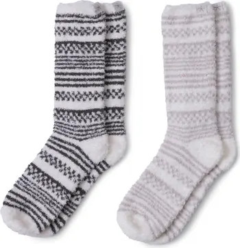 CozyChic™ Checkered Striped Socks | Nordstrom