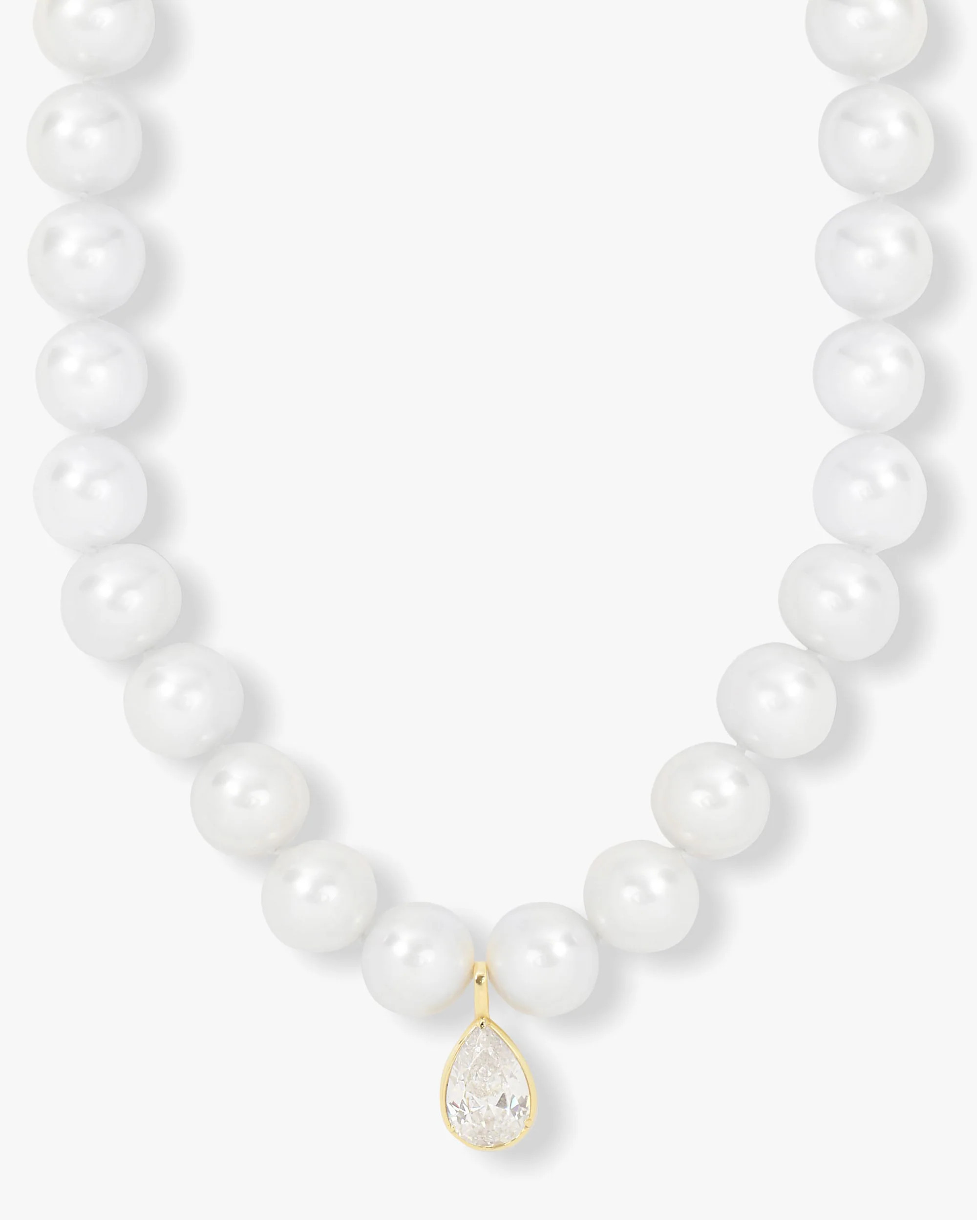 Perfect Pearl Teardrop Necklace - Gold | Melinda Maria Jewelry