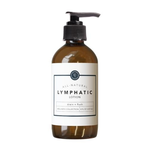 Rowe Casa Organics All-Natural Lymphatic Lotion with Therapeutic Grade Essential Oils, Non-Greasy Formula Moisturizes Skin and Stimulates Lymph Fluid Drainage, 8 OZ | Amazon (US)