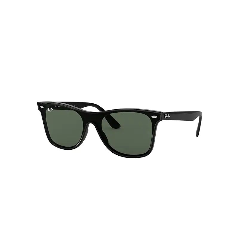 Ray-Ban Blaze Wayfarer Sunglasses Black Frame Green Lenses 01-41 | Ray-Ban (US)