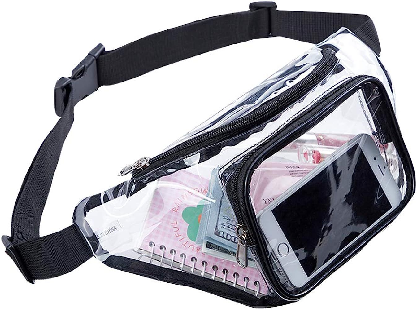 Clear Fanny Pack,Stadium Approved Waist Pack for Festival, Games,Travel and Concerts | Amazon (US)