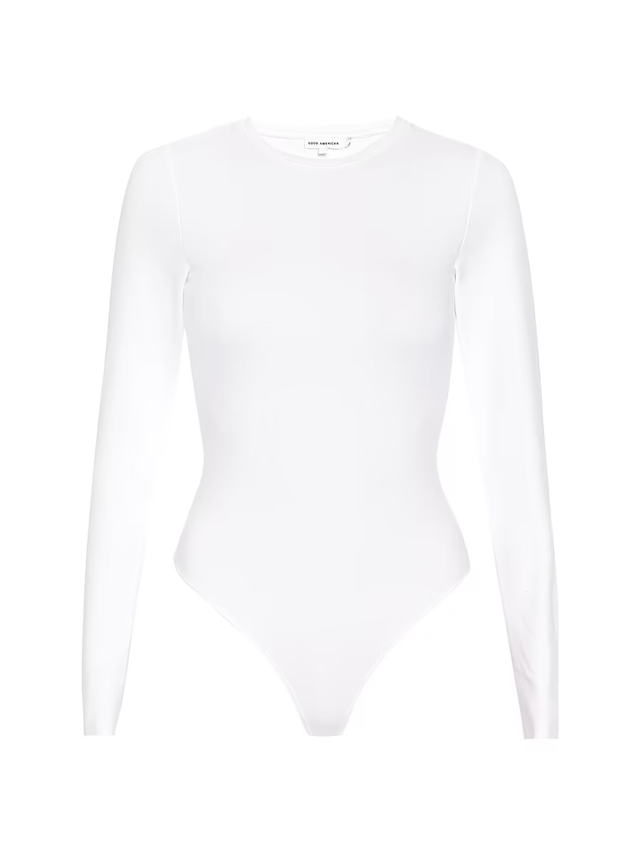 Women's Sculpting Crewneck Bodysuit - White - Size XXXXL | Saks Fifth Avenue