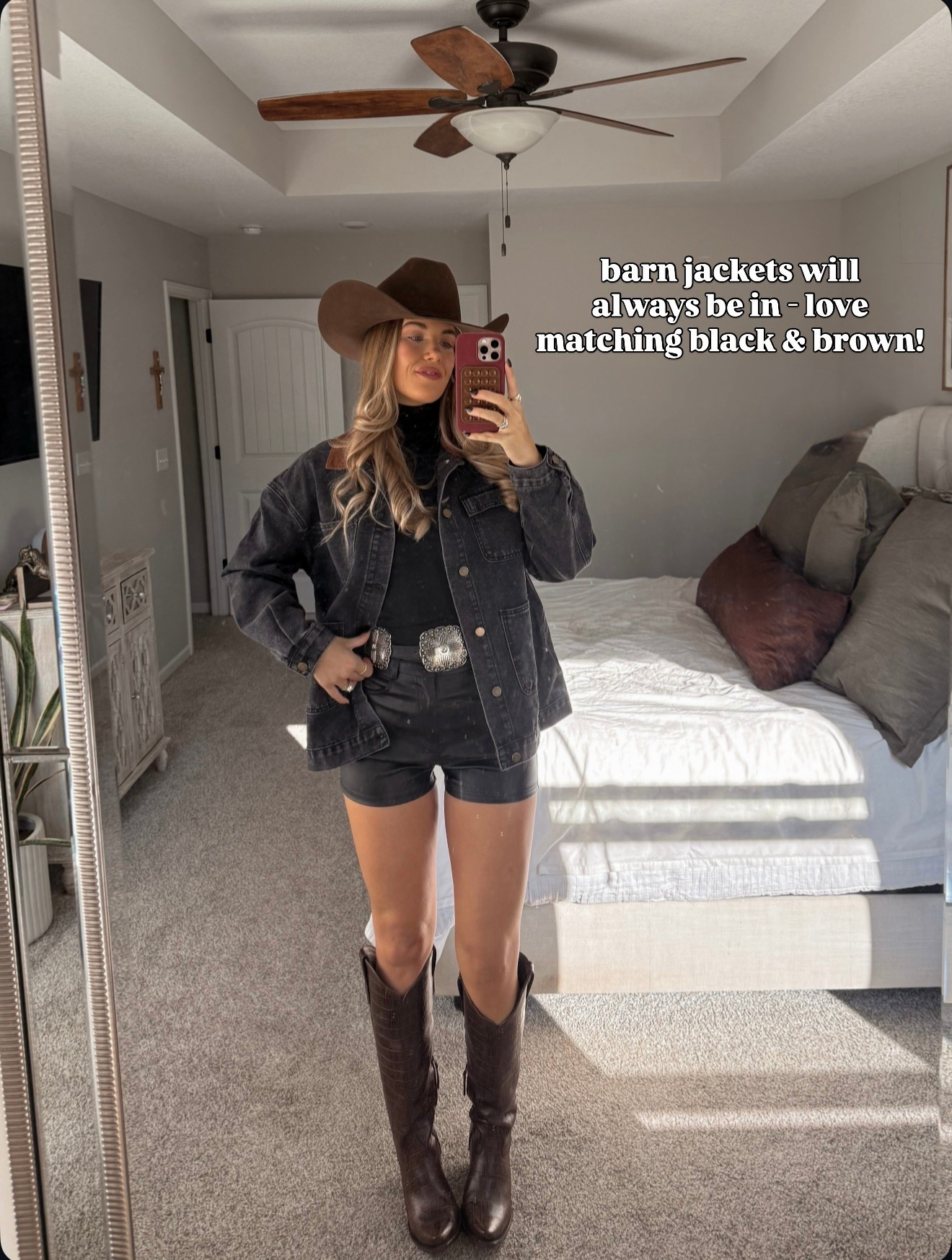 amazon western fashion! size small in shorts, large in jacket, small in turtleneck. added non amazon similar items too 

#LTKootd #LTKValentine #LTKTall