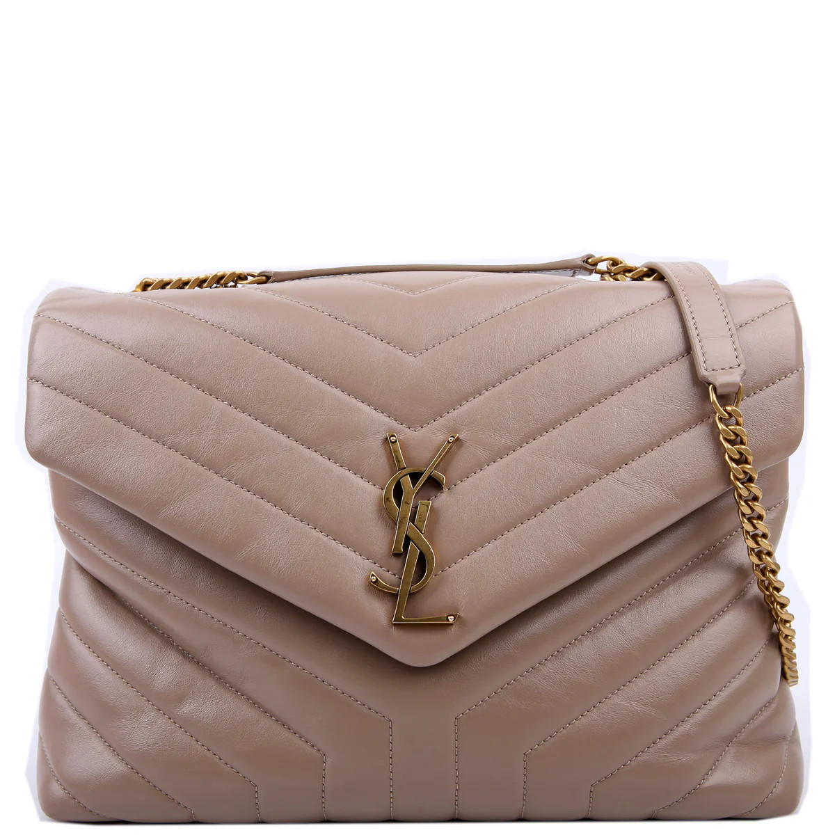 Loulou Medium Quilted 574946 Beige | Keeks Designer Handbags