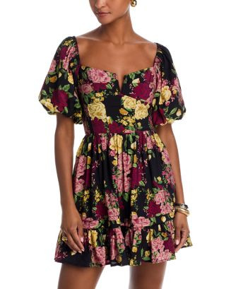 Puff Sleeve Mini Dress - Exclusive | Bloomingdale's (AU)